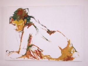 nu peinture à l'huile sophie plouvier
