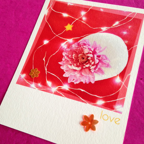 carte Saint-Valentin customisée Sophie Plouvier