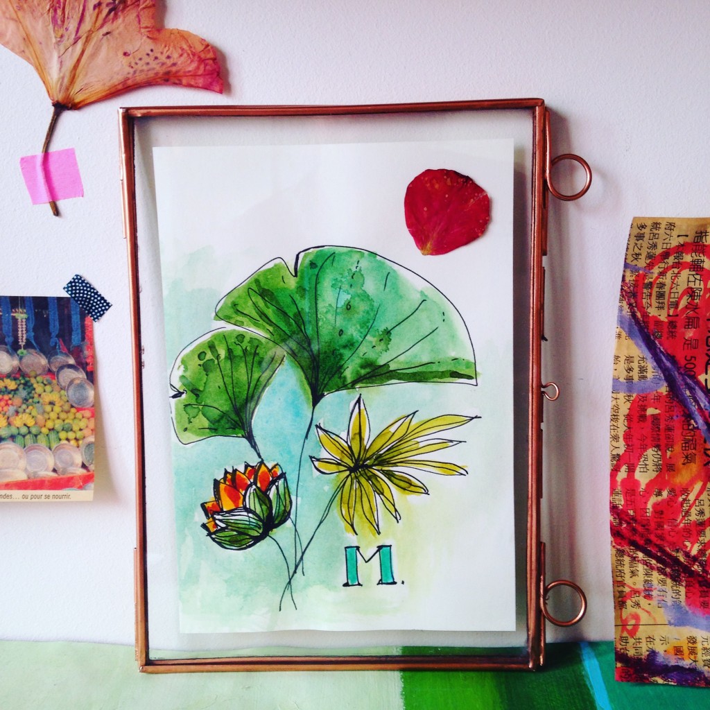 dessin aquarelle Sophie Plouvier