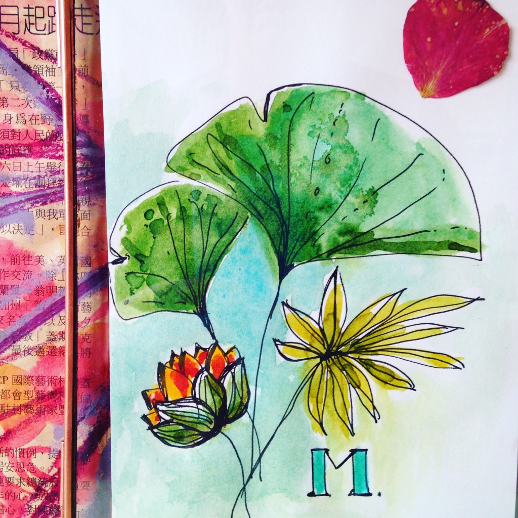 dessin aquarelle Sophie Plouvier