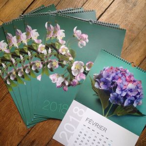calendrier annuel floral Sophie Plouvier