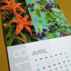 calendrier annuel floral Sophie Plouvier