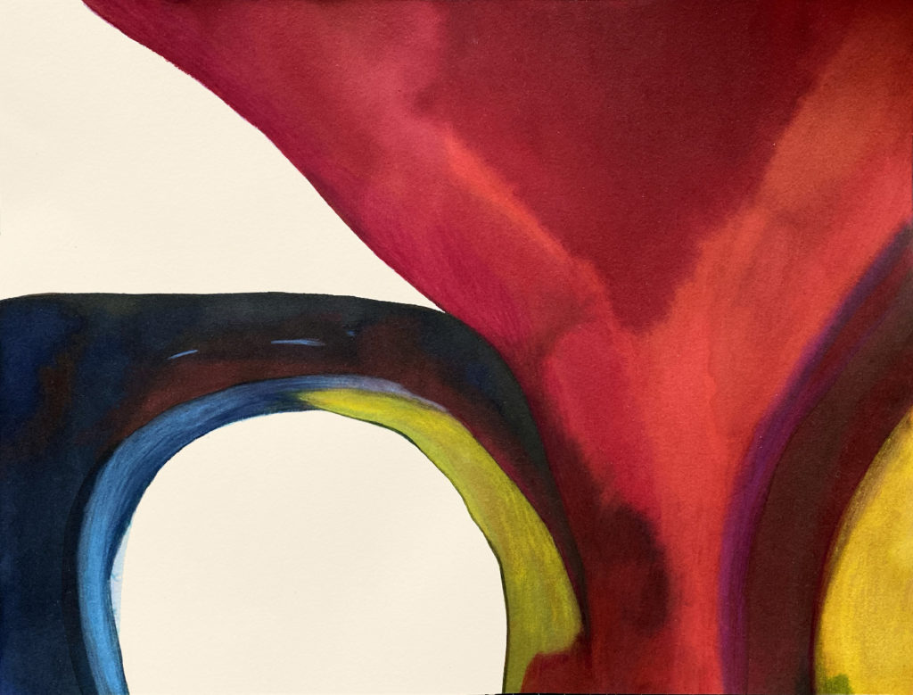 paysage-imaginaire-Peinture encre aquarelle Sophie Plouvier 42